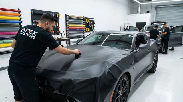 樱花动漫改装视频 - 车身贴膜改色视频教程